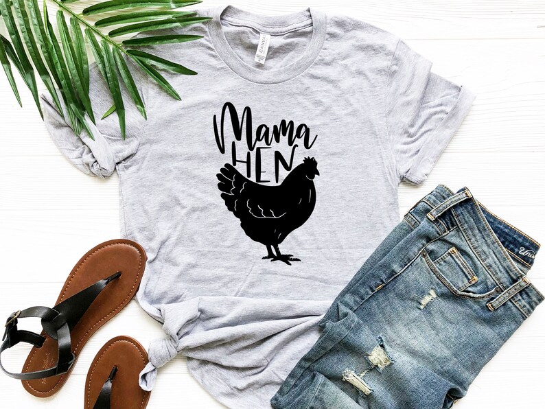 Mama Hen Shirt, Farm Mom Shirt, Farm Life Shirt, Country Living T-shirt, Chicken Lover Shirt, Mothers Day Gift, Gifts For Mom, Grandma Shirt image 2