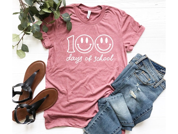 100 Days Of School Shirt, Funny Teacher Shirt, Girls Student Shirt, Teacher Gifts, Cute School Shirts, Boys Student Shirt, 100th Day Shirt