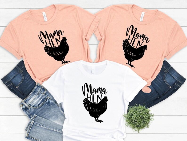 Mama Hen Shirt, Farm Mom Shirt, Farm Life Shirt, Country Living T-shirt, Chicken Lover Shirt, Mothers Day Gift, Gifts For Mom, Grandma Shirt image 4