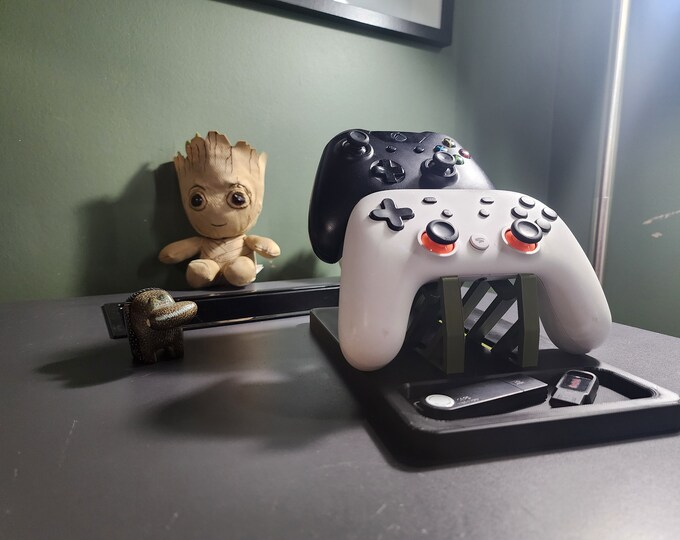 Universal Dual Controller Stand - Organize and Display Your Gaming Gear