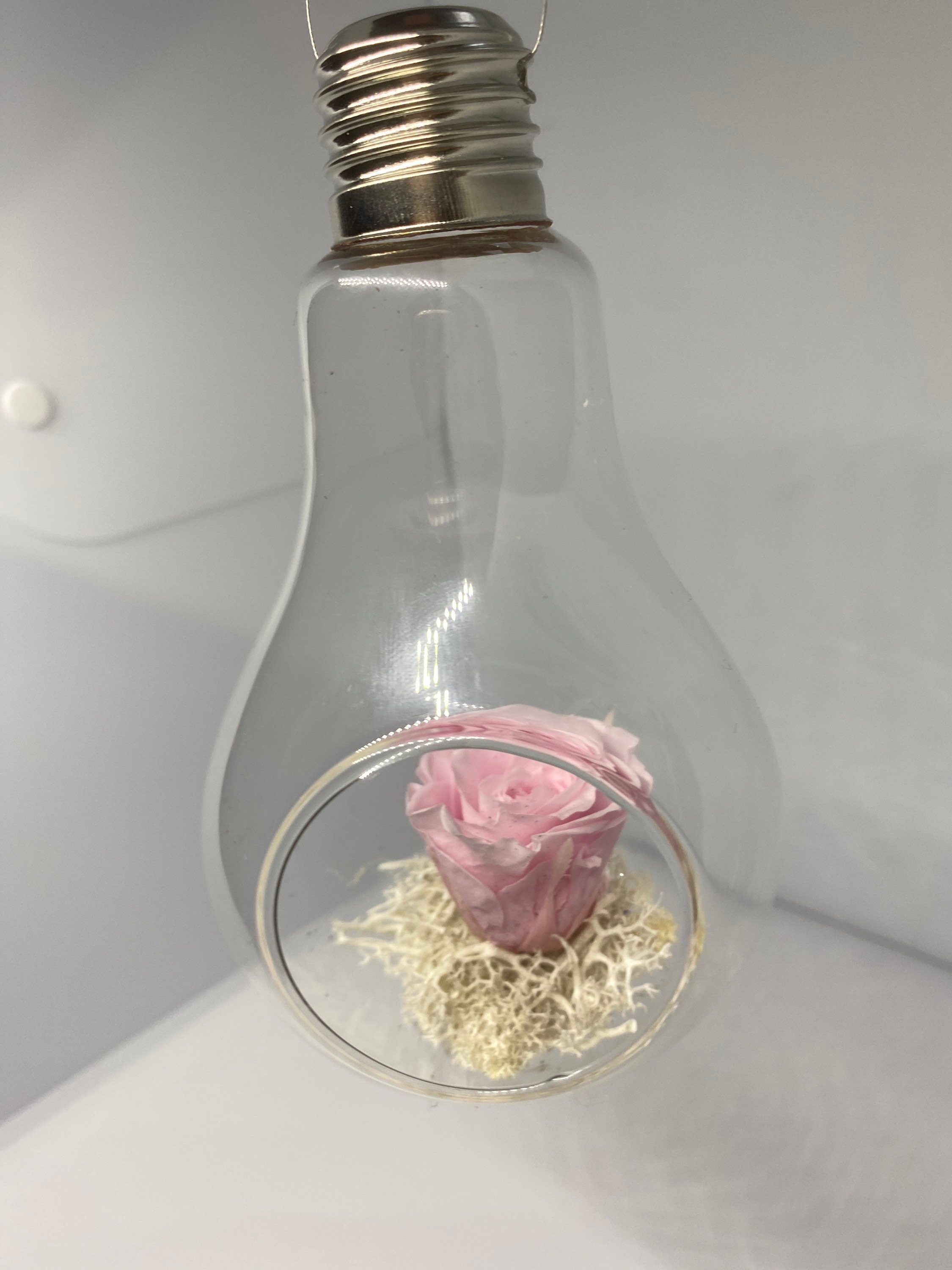 Ampoule Décorative avec Rose Éternelle