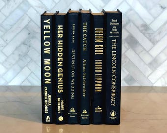 Black Books by Color: Home Decor Staging - Price Per Book