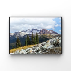 Summer in Whistler Mountain Landscape Nature Photography Print