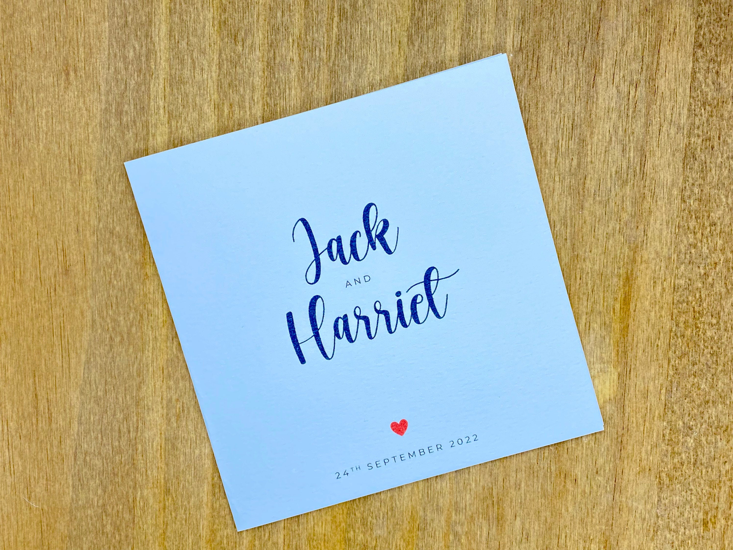 Personalised Wedding Card Date Wedding Card Name Wedding Etsy