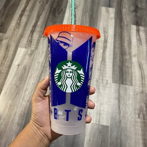 Starbucks Custom Color Changing BTS Cup/ Reusable/ BTS/ Bangtan Boys