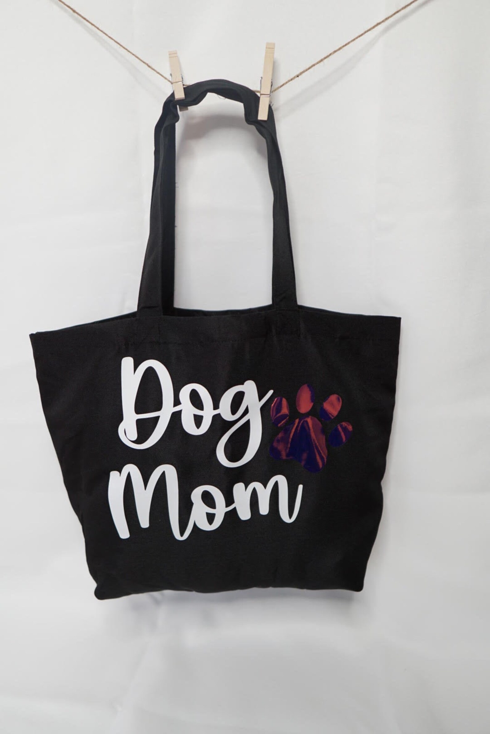 This tote bag is 100 polyester customized with heat transfer Etsy