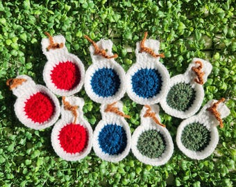Crochet Health/Mana/Stamina Potion Bottle Ornament
