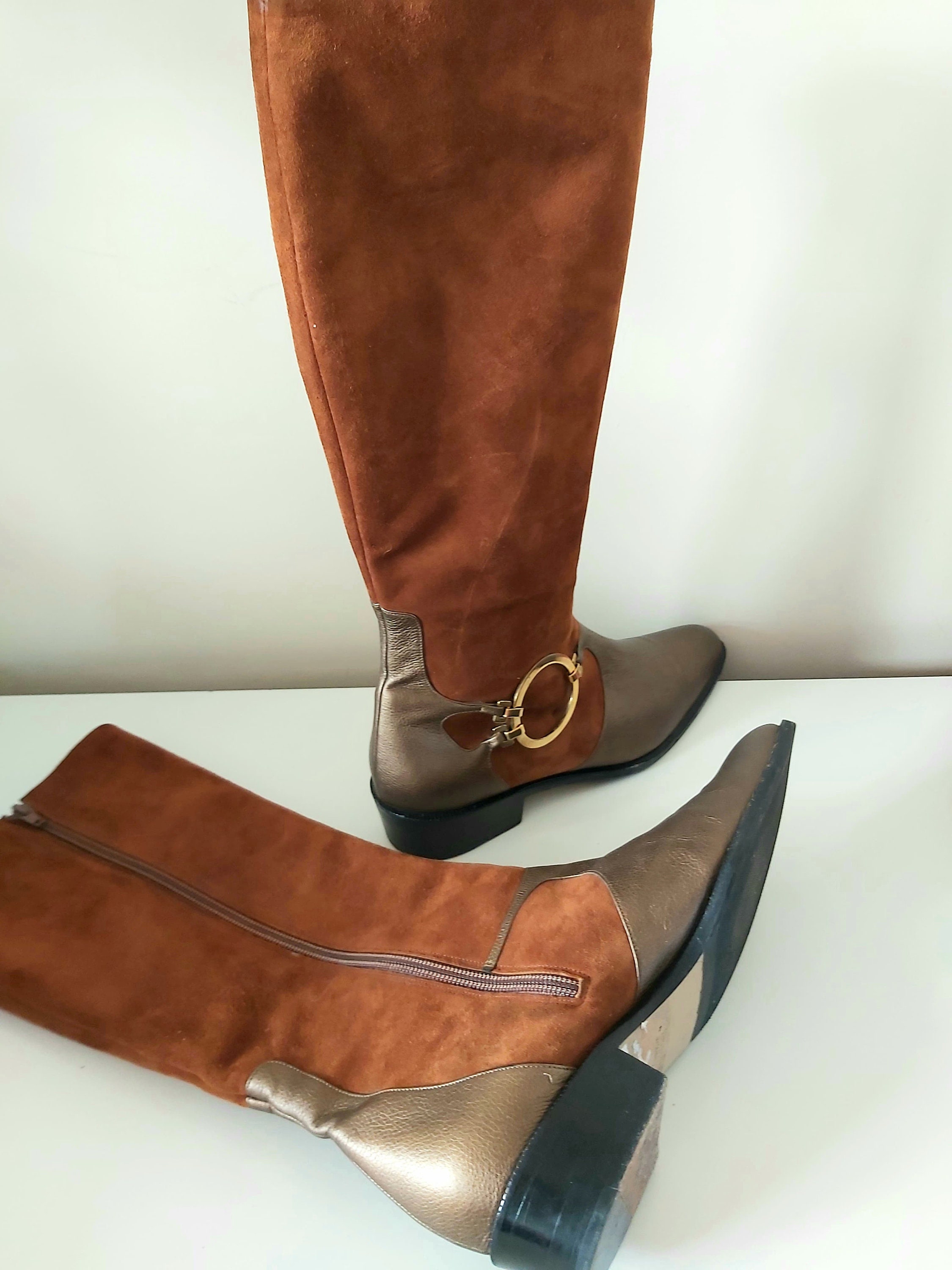 Vero cuoio suede shoes top