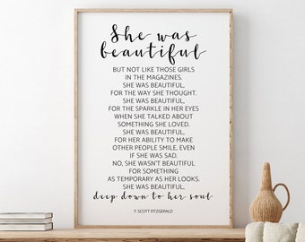 F Scott Fitzgerald Quote Wall Art Love Quotes Prints - Etsy
