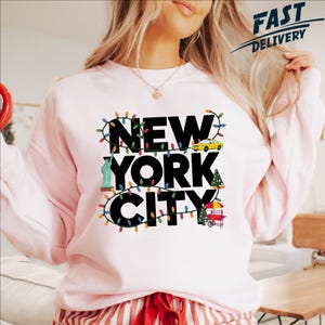 New York Sweatshirt New York City Sweatshirt East Coast Sweatshirt New Yorker Sweatshirt New York Lover Gift Nyc Sweatshirt for women