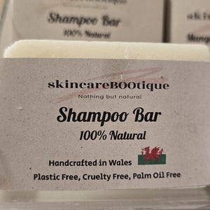 Shampoo Bar & Conditioner combined in a solid bar: Handmade Natural Vegan for Sensitive Skin
