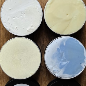 Vegan Shaving Soap in Travel Tin: Handmade Natural Olive Oil