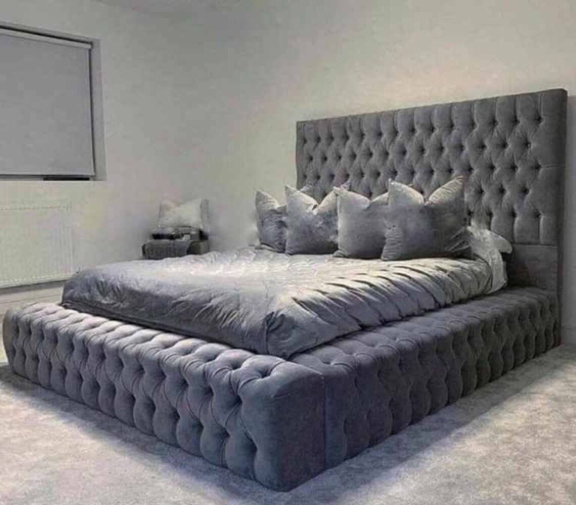 Beautiful designer Ambassador bed chesterfield in double king Etsy