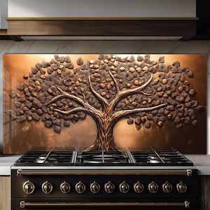 Tempered Glass Backsplash, Kitchen Sink Cover, Splashback Tile, Stove Back Cover, Kitchen Wall Protector, Stove Backsplash, Stove Guard