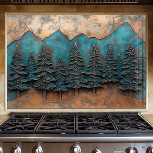 Dosseret en verre trempé, Recouvrement d'évier de cuisine, Crédence en carreau, Cache arrière de cuisinière, Protecteur mural de cuisine, Planche à découper en verre, Protection de cuisinière