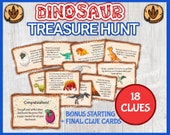 Dinosaur Treasure Hunt Birthday Party Game (PDF)