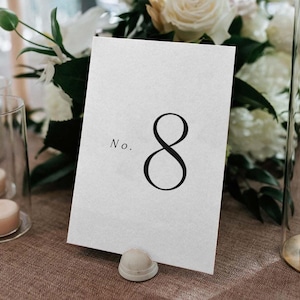 Minimale elegante bruiloft tabelnummersjabloon downloaden, afdrukbare bruiloft tabelnummer, eenvoudig tabelnummersjabloon, Instant Download