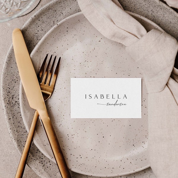 Wedding Table Guest Place Card Etsy