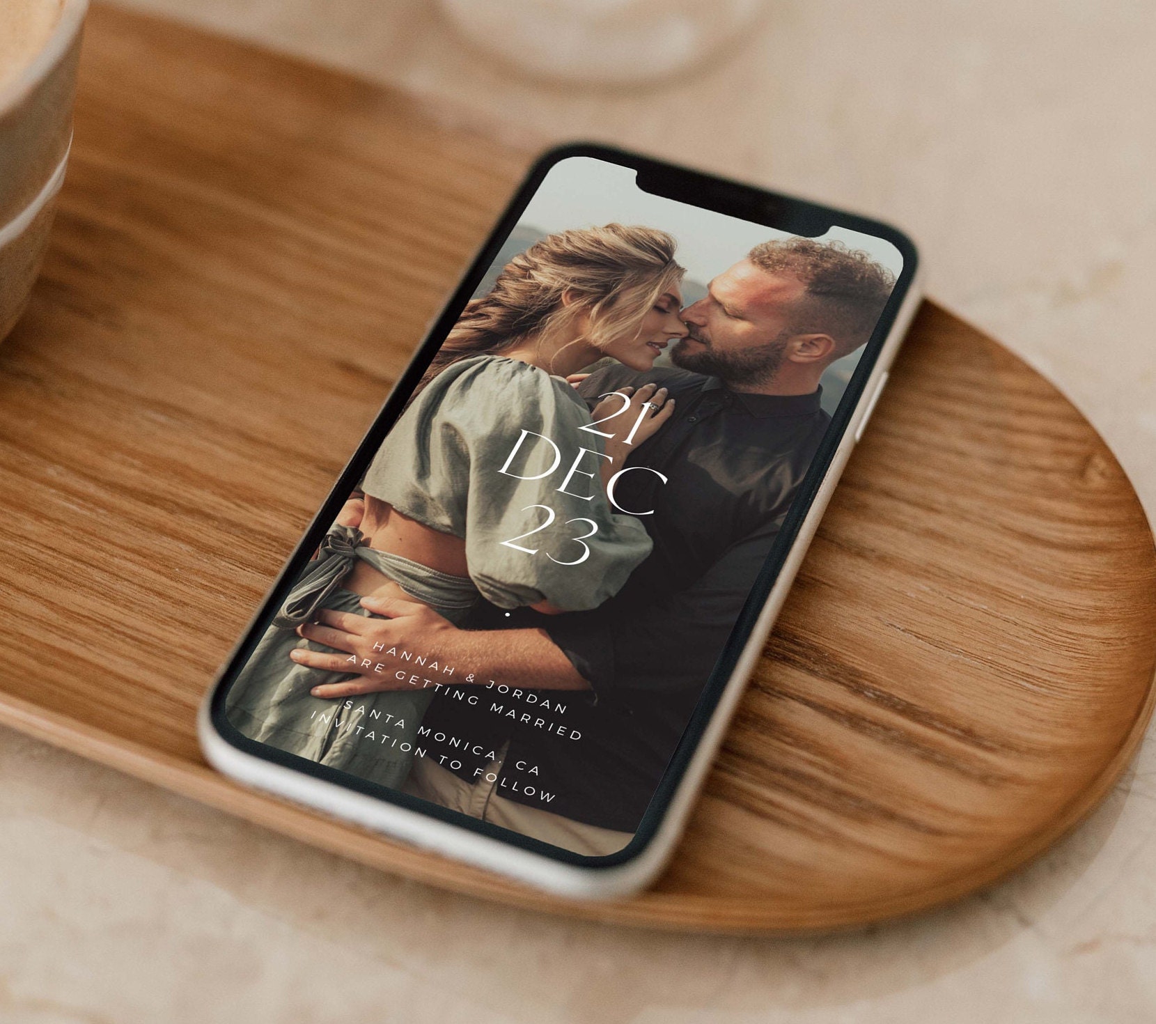 Electronic Save the Date Template, Editable Save the Date Tamplate