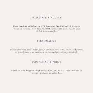 JULIETTE Old Money Wedding Signs Bundle – Classic Reception Signage – Printable Templates, Digital Download, Canva Template image 12
