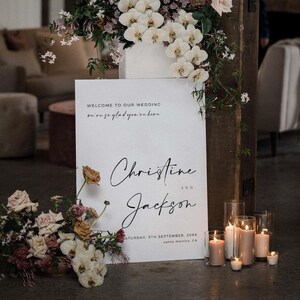 CHRISTINE Modern Elegant Wedding Invitation Bundle, DIY Minimal Large Wedding Kit, Modern Minimal Wedding Invitation Suite Template Bundle image 4