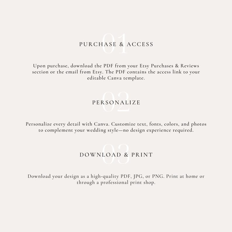 JULIETTE Timeless Elegant Wedding Invitation Template – Printable Editable Invite, Canva Template image 8