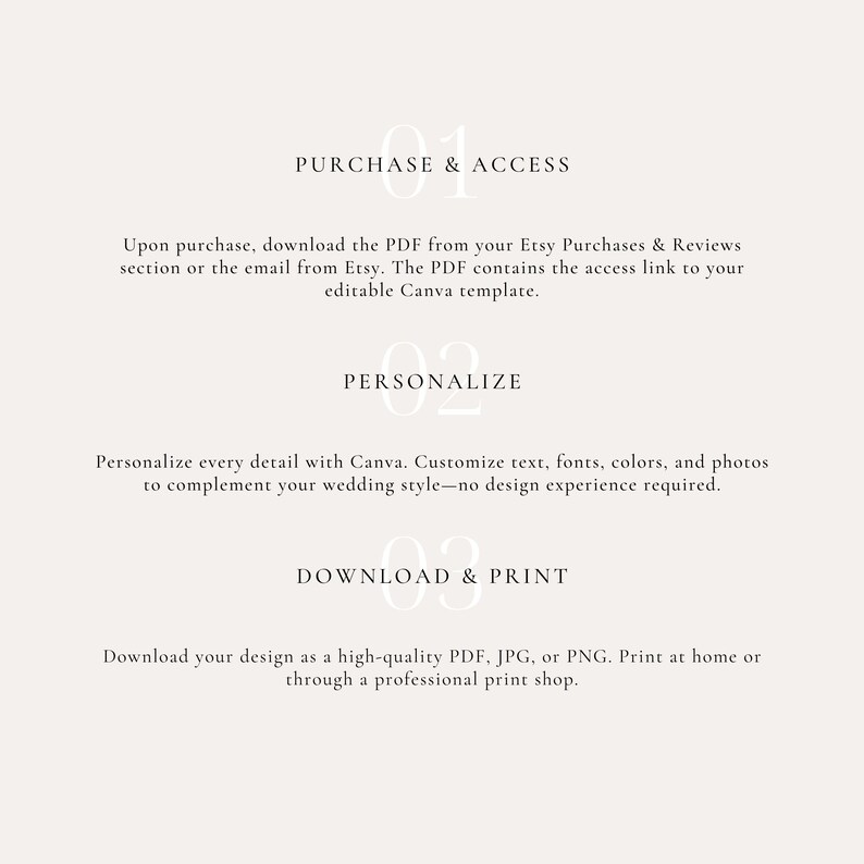 JULIETTE Timeless Elegant Wedding Invitation Suite – Editable & Printable Template, Canva Template image 11