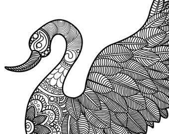 Download Zentangle Coloring Book Etsy