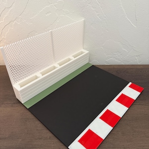 1:24 Diecast  Flat Track Display Stand 3D Printed Fits One Car