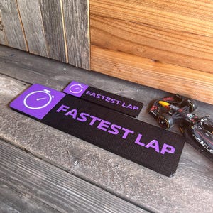 Formula 1 Inspired 3D Printed Fastest Lap Sign | F1 | Racing