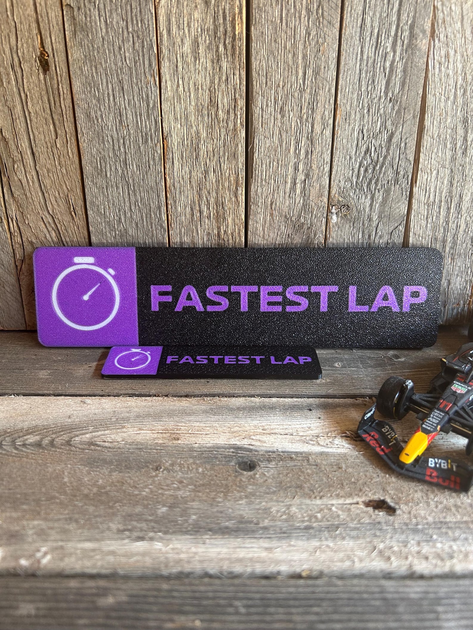 Formula 1 Inspired 3D Printed Fastest Lap Sign | F1 | Racing - Etsy
