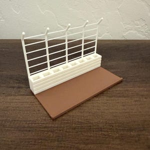 1:64 Diecast Dirt Flat Track Display Stand 3D Printed Fits One Car