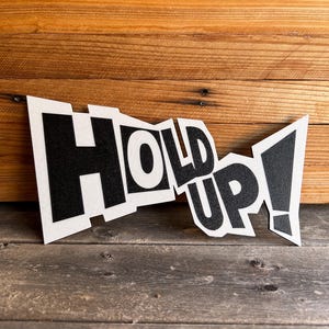 Persona Hold Up Phantom Thieves Sign | Video Game Manga Anime Decor| Wall Sign |