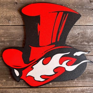 Persona Phantom Thieves Sign | Video Game Manga Anime Decor| Wall Sign |