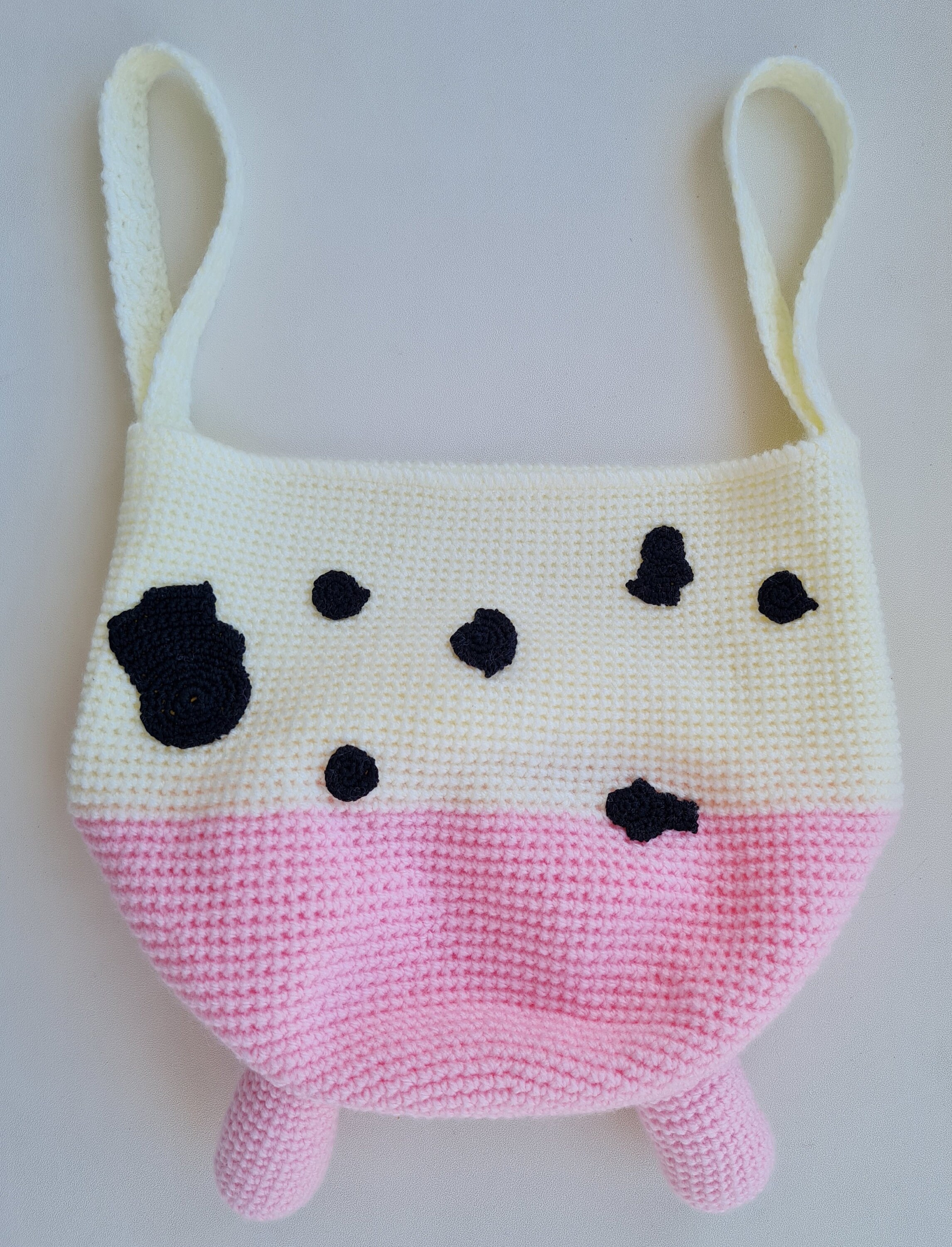 Crochet Cow Bag With Udders Etsy