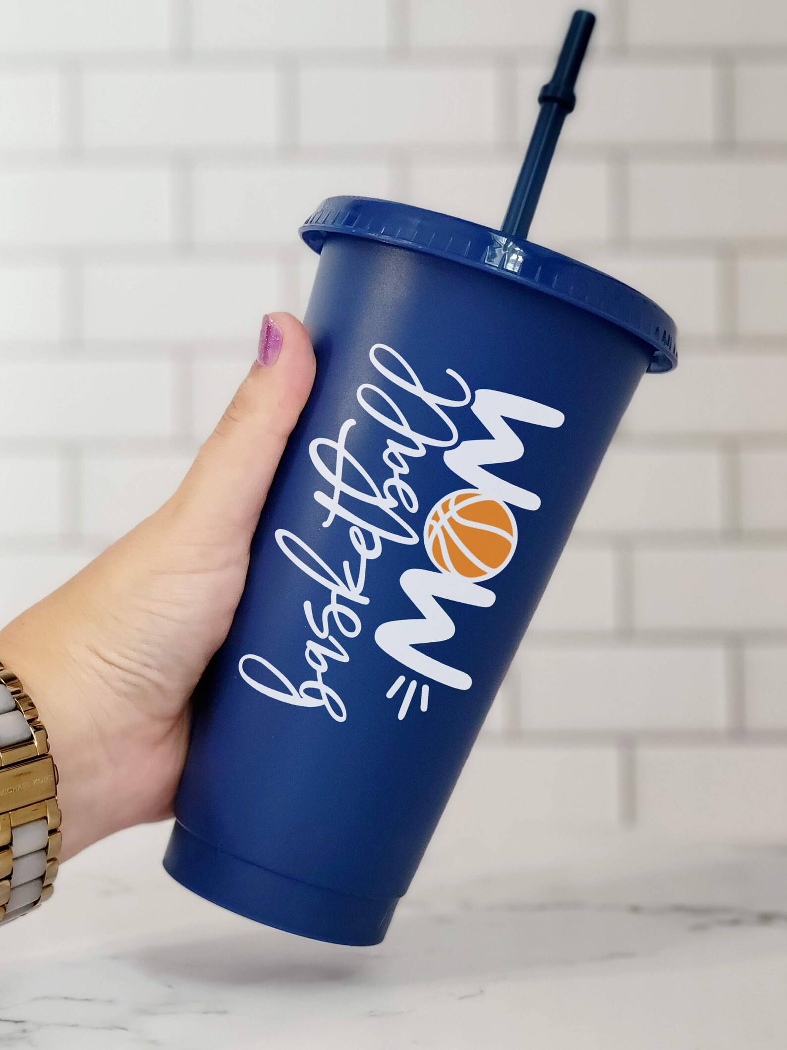 Basketball Mom Cup. 24oz Cold Cup. Basketball Mama. Sports Etsy