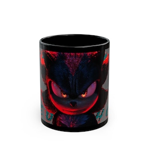 Shadow the Hedgehog - Black Mug (11oz, 15oz)