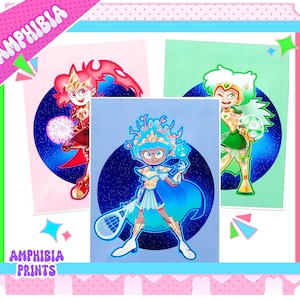 Amphibia: Calamity Trio Prints