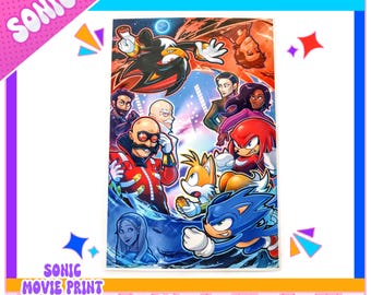 Sonic the Hedgehog Movie Art Print