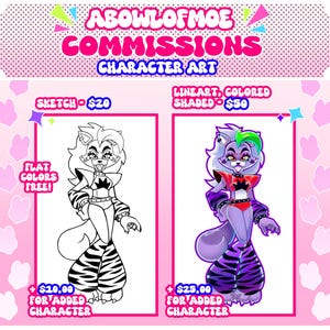 Character Art Commissions // READ DESC