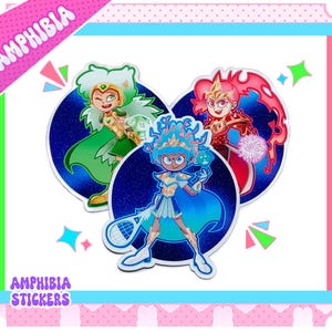 Amphibia: Calamity Trio Stickers