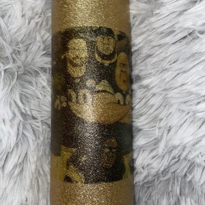 Classic glittered gold Steeler’s Tumbler