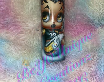 20oz Pittsburgh Steeler’s Betty Boop Tumbler