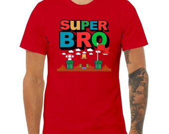 Unisex Super Brother Shirt, Bro Tshirt, Brother Gift Shirt, Gamer Uncle Shirt, Father Gift Tee, Fathers Day Gift Brother Shirt, Brother Tee