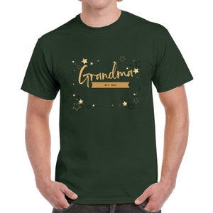Benutzerdefiniertes Unisex Oma Shirt, neues Oma Geschenk, Muttertagsgeschenk, Oma Geburtstagsgeschenk, minimalistische Oma, Opa Tee