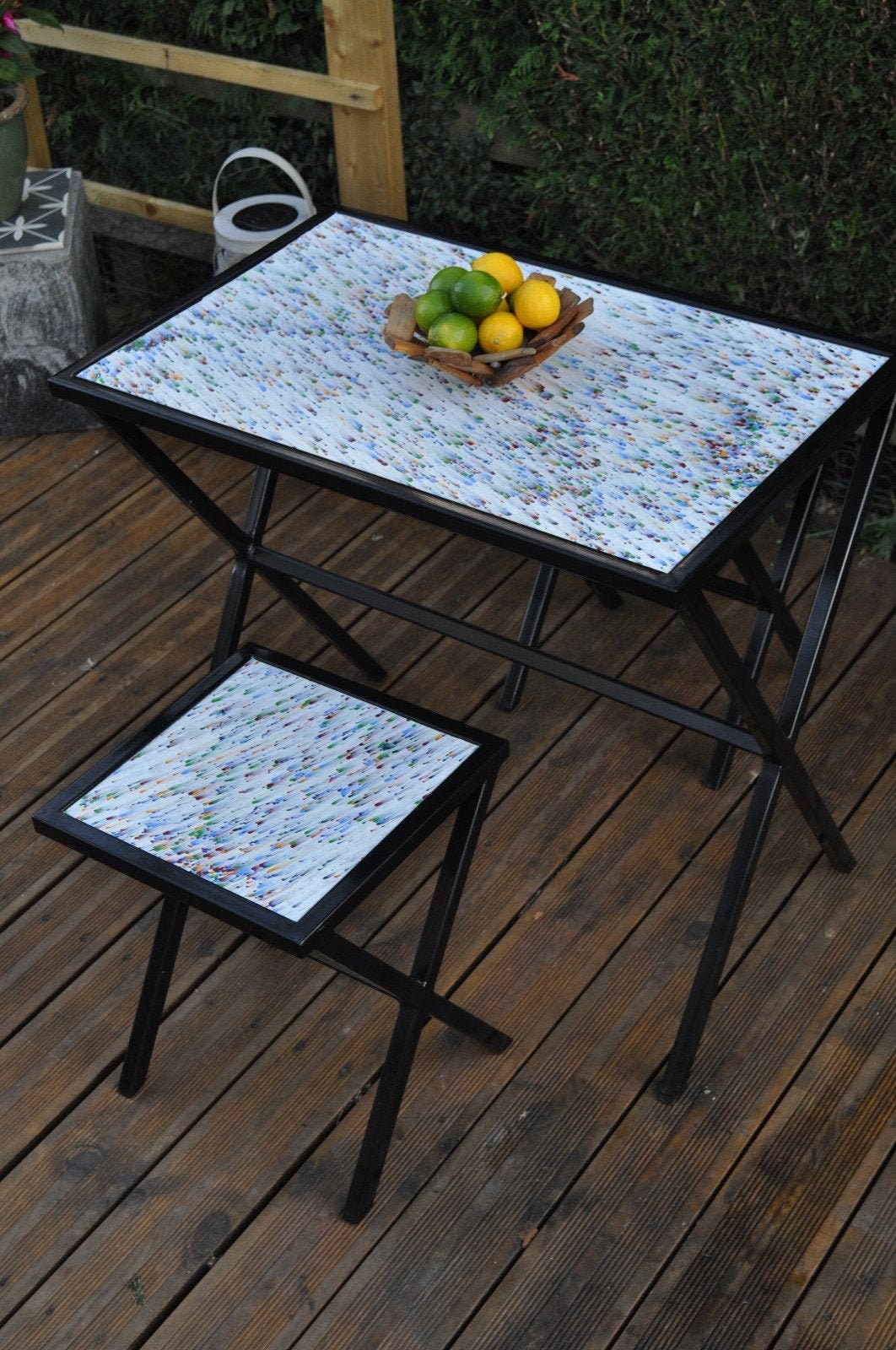 table De bistrot Et Tabourets