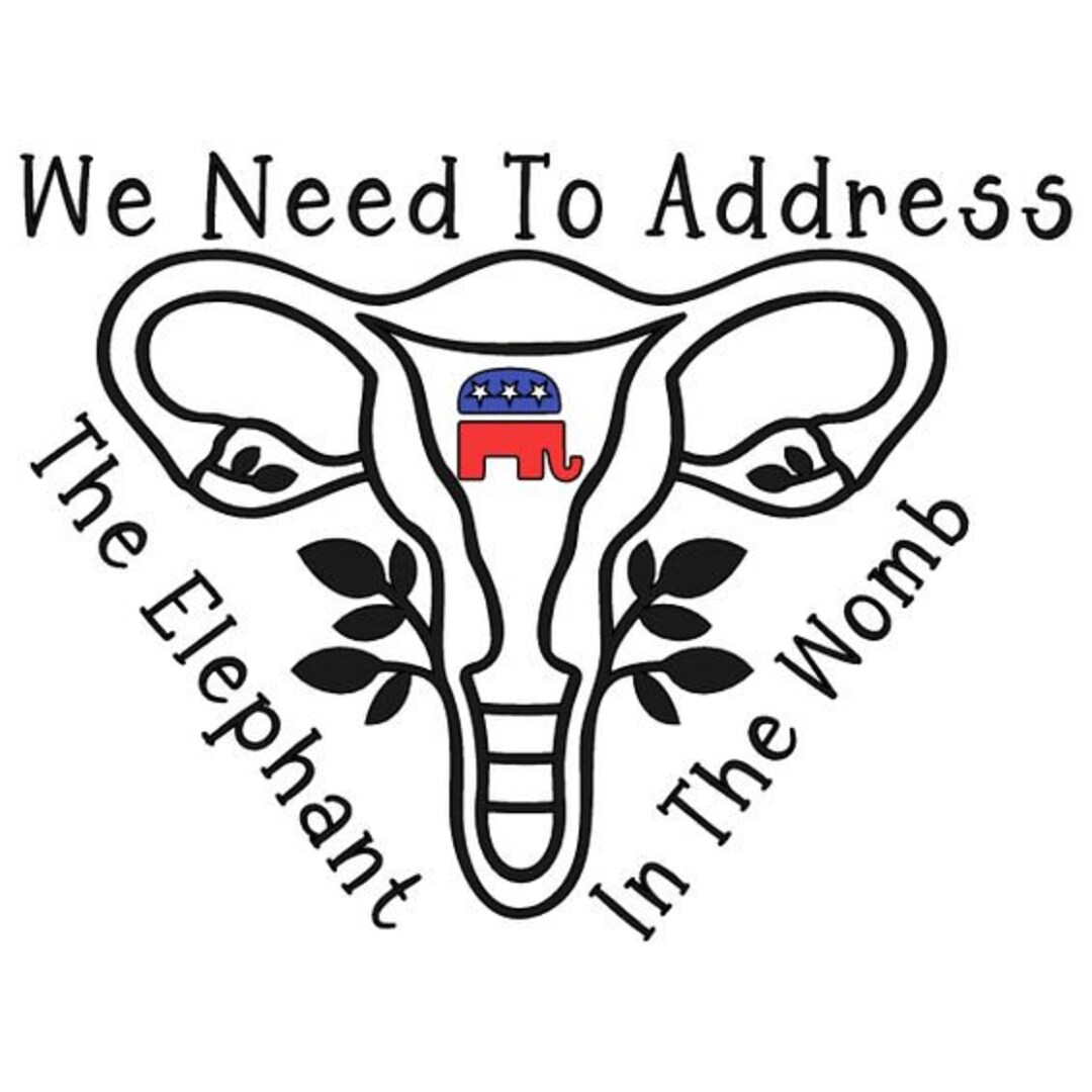 Vinyl Decal Bumper Sticker Elephant in the Womb Decal Etsy