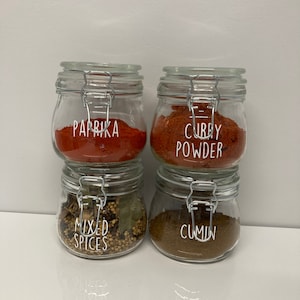 Spice Jar/Pantry Labels