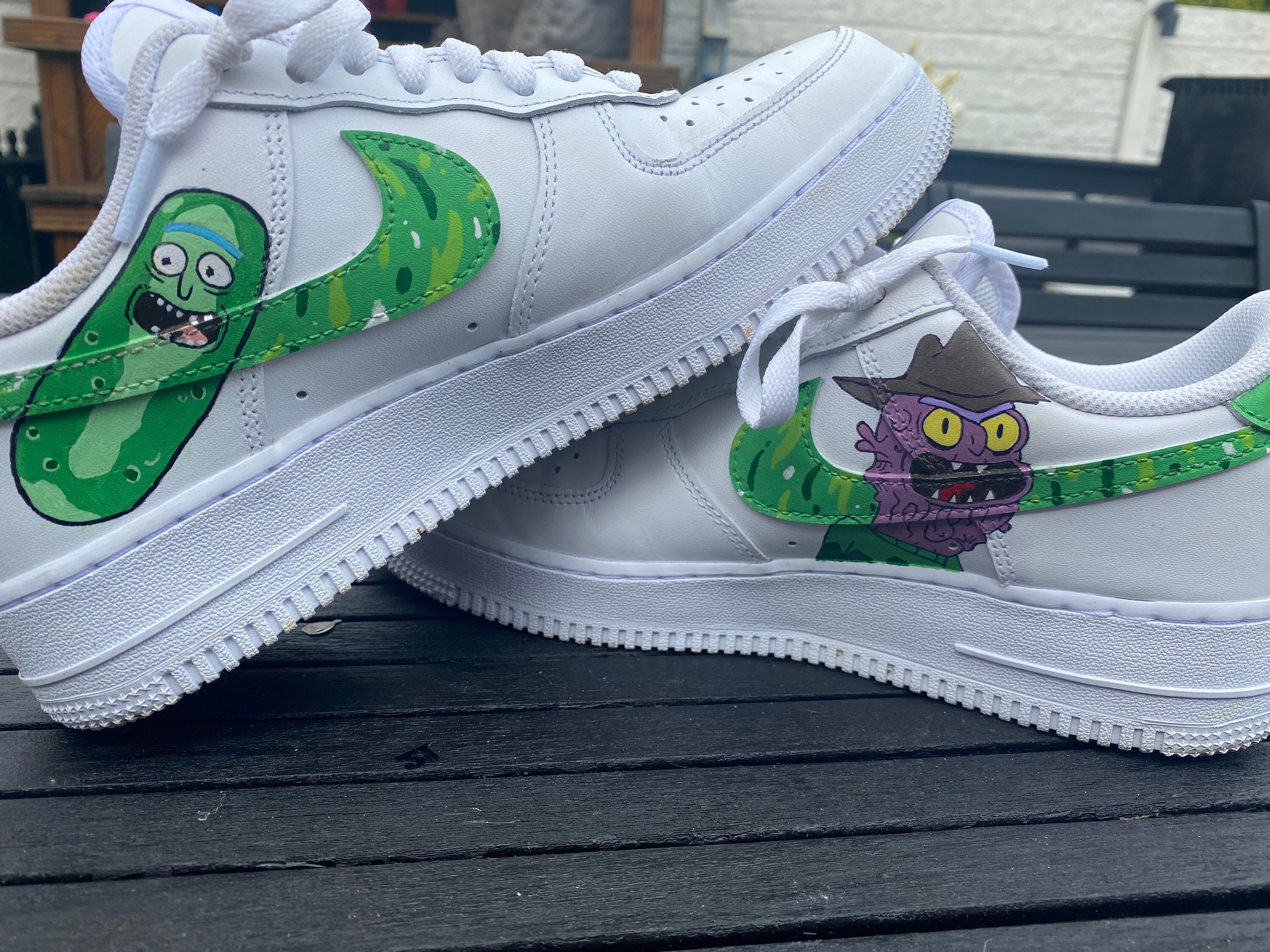pickle rick air force 1