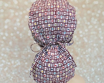 Ponytail Scrub Cap: Cotton Surgical Cap for Women